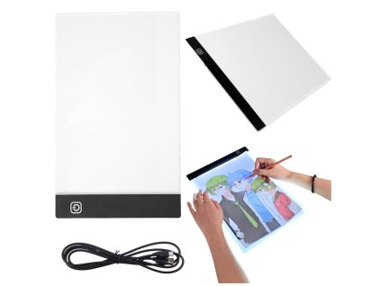 Podsvícená LED Kreslicí Deska A4 pro Kaligrafii a Skicování