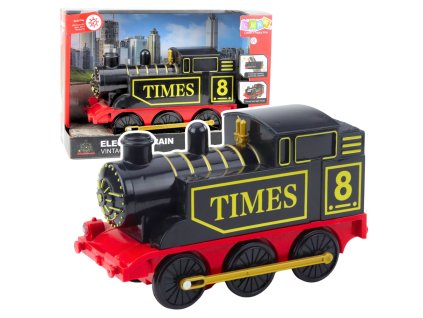 Klasická Retro Elektrická Lokomotiva se Světly a Zvuky