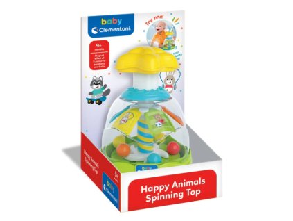 Bublinkový Kolotoč zvířátka - hračka Clementoni pro děti od 9 měsíců