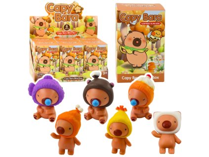 Miniaturní Kapibary: Sběratelské Figurky v Blind Box Surprise Kolekci