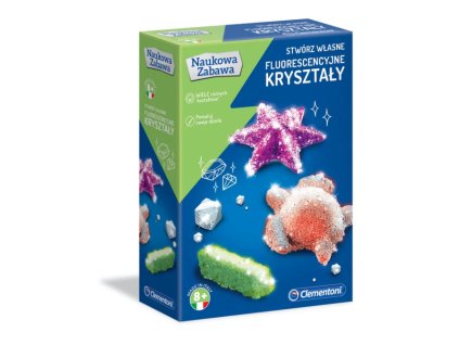 Clementoni Kreativní Fluorescenční Krystaly - Vědecká Zábava pro Děti 8+