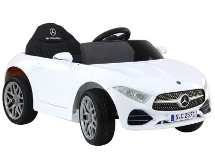 Dětské Elektrické Auto Mercedes KL-1666-1 Bílý, 2x35W, Bluetooth, Dálkové Ovládání