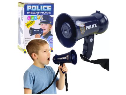 Dětský Interaktivní Megafon s Policejními Zvuky Pro Kreativní Hry