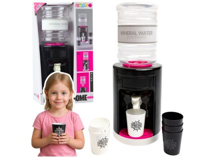Dětský interaktivní vodní distributor se světelnými a zvukovými efekty, růžový