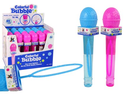 Dětský Mikrofon na Bubliny 70 ml - 2 Barvy