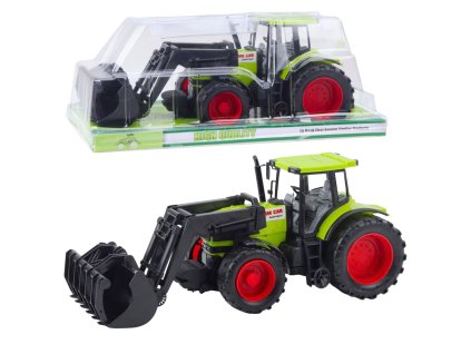 Dětský Zelený Traktor s Pohyblivým Chwytakiem - Zemědělské Vozidlo Pro Dětské Hry