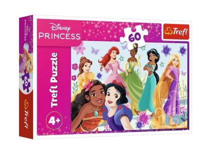 Disney Princezny Puzzle 60 ks - Magická Skládačka Trefl 17409