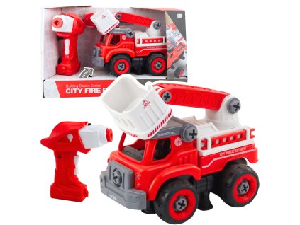 Hasičské Auto S Pružným Ramenem a 2v1 Dálkovou Wkrčkou
