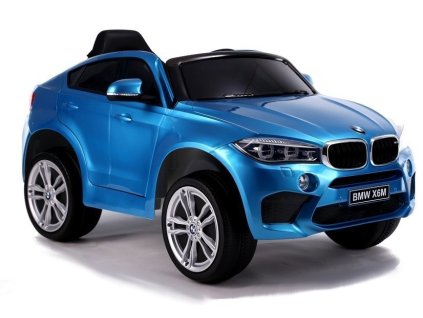 Bateriové Auto BMW X6 Modré Lakované