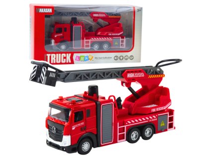 Interaktivní Hasičský vůz s výsuvným ramenem a realistickým rozprašovačem vody