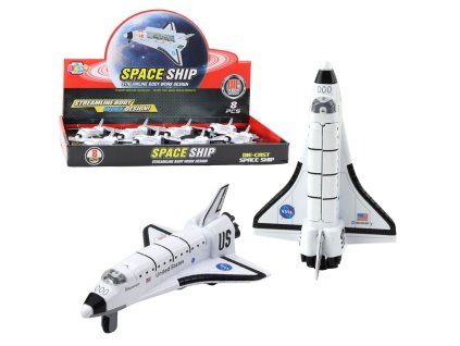 Kovový Vesmírný Model s Pohonem Pull-Back - Discovery Edition