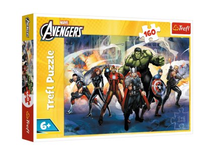Marvel Puzzle 160 dílů - Disney Avengers - Ekologické a kvalitní provedení od Trefl