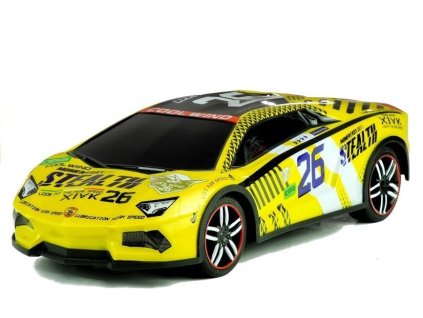 Dálkově Ovládané Sportovní Auto Žluté Pilot R/C