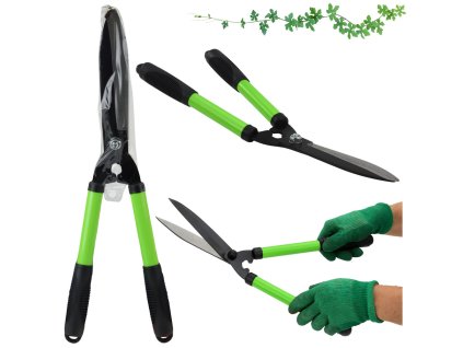 Profesionální zahradní nůžky na živý plot s etui, 53cm, vysoce kvalitní ocel
