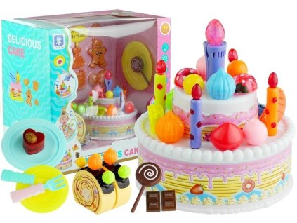 Sada narozeninového dortu Sušenky Svíčky Zmrzlina