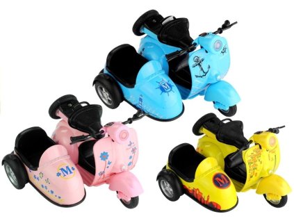 Modely Motorek 3 Barvy Jezdí Svítí Hraje 1:14