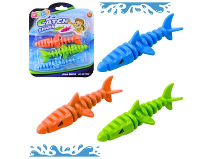 Barevné Potápěčské Hračky Žraloci - Sada 3 ks pro Vodní Zábavu