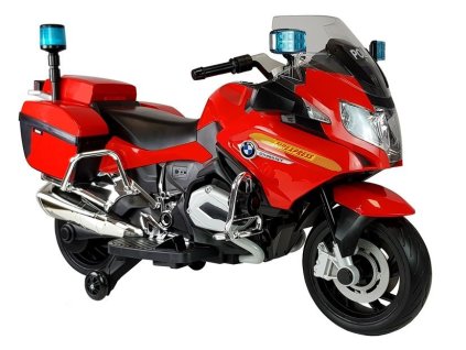 Elektrický Motocykl BMW R1200 Policie Červený