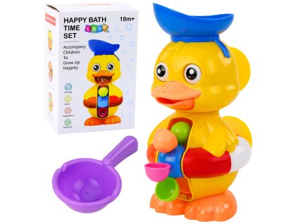 Interaktivní Kačenková Hračka do Vany s Vodním Mlýnkem a Přísavkami