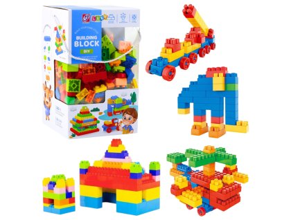 Sada Konstrukčních Kostek – 260 Barevných Elementů
