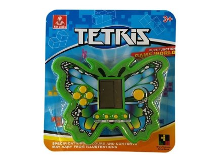 Elektronická Hra Tetris Motýl Zelený