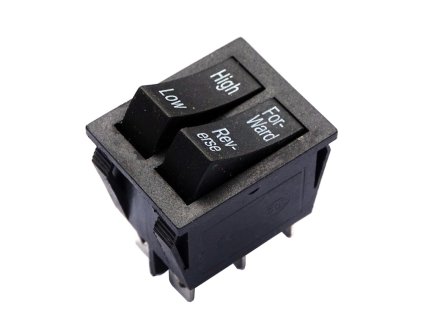 Tlačítko dvojitého spínače rychlý-pomalý vpřed-vzad