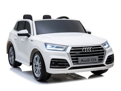 Elektrické vozidlo Audi Q5 na baterie, dvojmístné, bílé