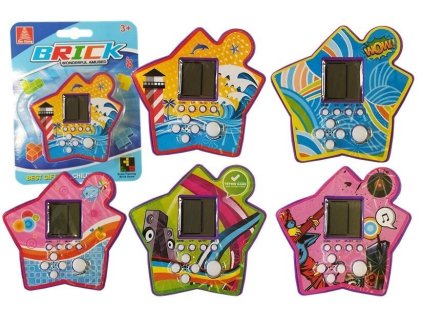 Kapesní Elektronická Hra Tetris Fialová