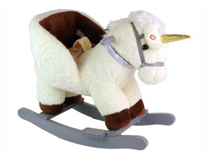 Bílý Houpací Kůň Jednorožec
