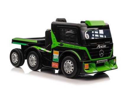 Auto Na Akumulátor Mercedes + Přívěs XMX622B Zelený LCD
