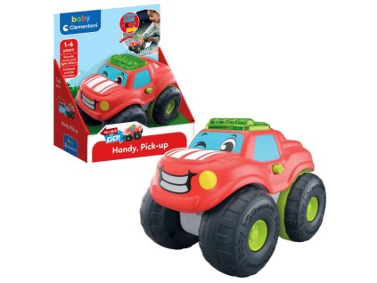 Clementoni Interaktivní pick-up auto s pull-back pohonem, světlem a zvukem 17544