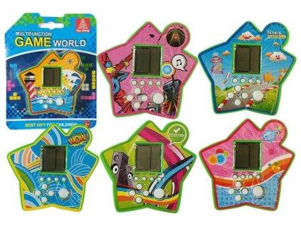 Elektronická Kapesní Hra Tetris Hvězda Zelená