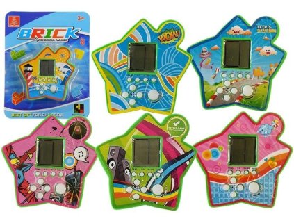 Elektronická Kapesní Hra Tetris Hvězda Zelená