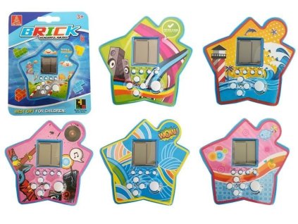 Elektronická Kapesní Hra Brick Modrá