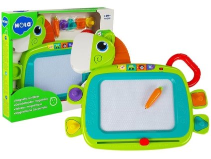 Magnetická Kreslící Tabule Poník s Barvami + Razítka