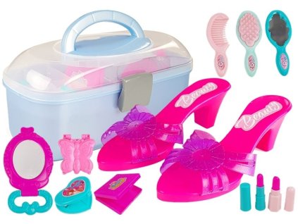 Souprava Krásy v Kufříku Natáčky Pantofle Korálky