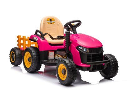 128854 elektricky traktor bbh 030 ruzovy