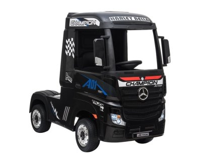Dětský elektrický vůz Mercedes Actros Černý