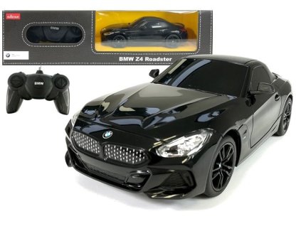 Dálkově Ovládaný Model Auta BMW Z4 Roadster Rastar 1:24 Černý