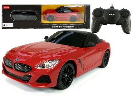 BMW Z4 Roadster Rastar 1:24 na dálkové ovládání, červený
