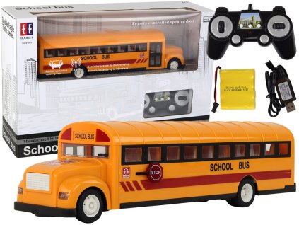 Žlutý Školní Autobus RC s Ovládanými Dveřmi