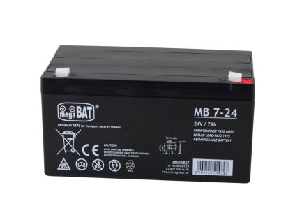 Gelová AGM Baterie pro Vozidlo na Akumulátor 24V7AH