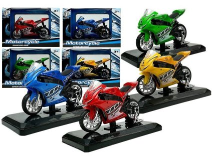 Sportovní Motocykl s Zvuky 1:18 4 Barvy