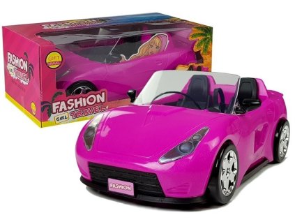 Růžový Cabriolet 34 cm pro Panenky