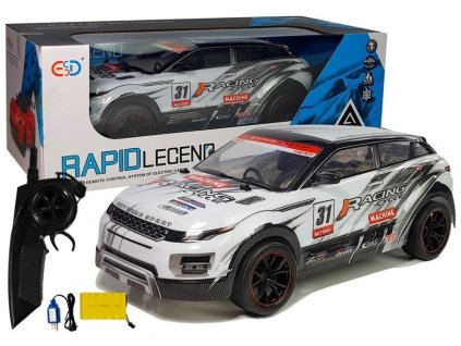 Závodní Auto Na Dálkové Ovládání 1:10 Bílé R/C
