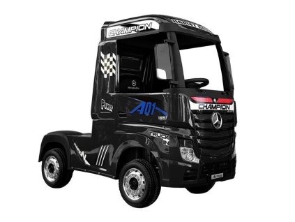 Dětské Elektrické Auto na Akumulátor Mercedes Actros Černý Lakovaný MP4