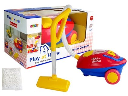 Velký Červeno-Žlutý Vysavač na Baterie Světla Zvuky