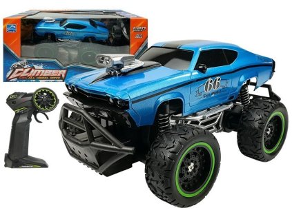 Dálkově Ovládané Auto R/C 6,5 km/h Vysoká Kola Modré