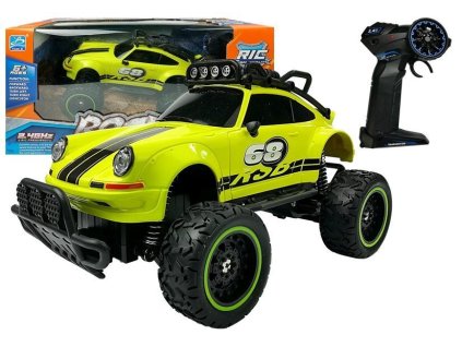 R/C Dálkově Ovládané Auto Beetle Zelené 6.5 km/h 2.4G