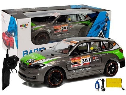 Dálkově Ovládané Sportovní Auto RC 1:10 2.4G Šedé
